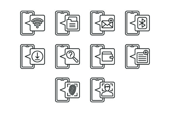 10 Mobile Apps Outline Icons Bundle: A Practical Design Toolkit