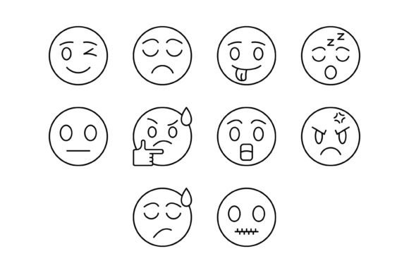 A Practical Look at the 10 Emoji Outline Icons Bundle for Digital Projects