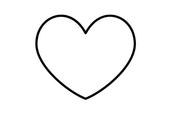 Heart Outline Icon: A Versatile Design Asset