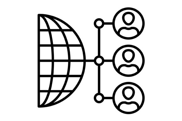 Mastering Visual Communication with Networking Outline Icons