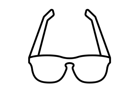 Mastering Visual Style: The Sun Glasses Outline Icon
