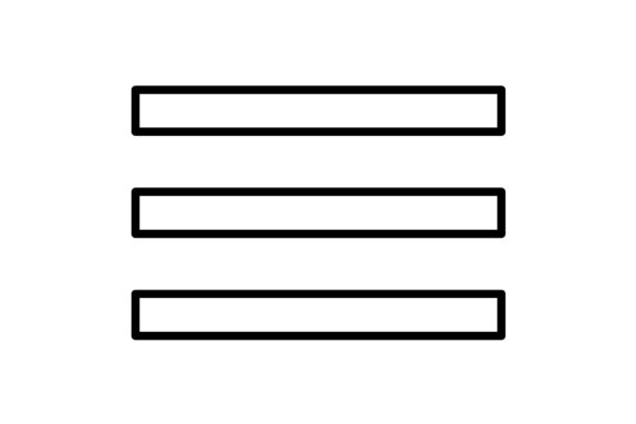 Menu Outline Icon: A Versatile Asset for Modern Design