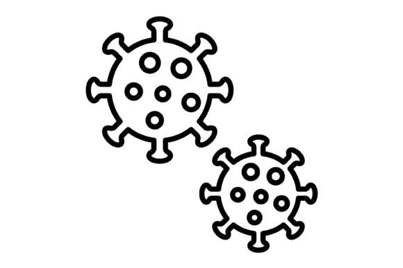 Practical Virus Outline Icon for Modern Digital Projects