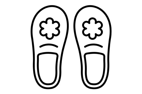 Slippers Outline Icon: Elevating Visual Communication Across Platforms