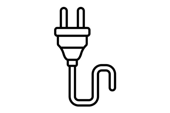 Streamlining Visual Communication with the Plug Outline Icon Set