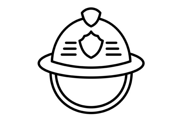 The Essential Guide to the Firefighter Helmet Outline Icon: Versatility Across Digital and Print Media
