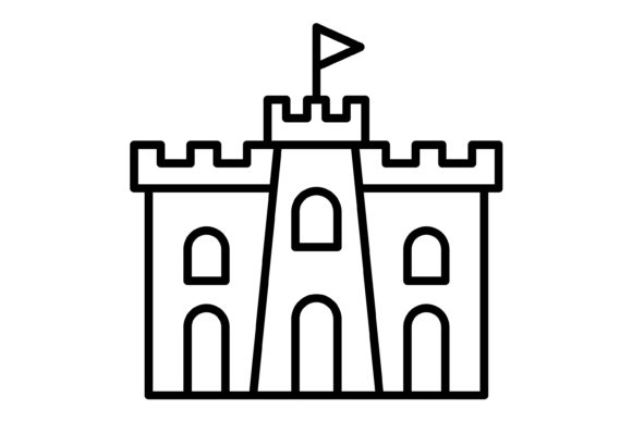 The Essential Guide to the Sand Castle Outline Icon: Versatility for Modern Digital Creators