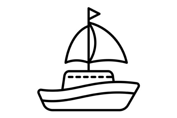 The Sailboat Outline Icon: A Versatile Asset for Modern Creators